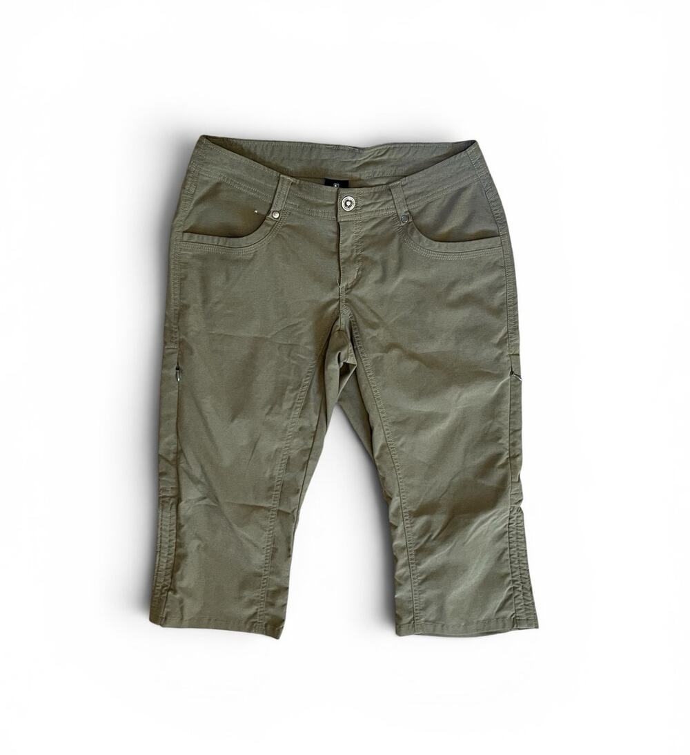 Kuhl Trekr Green Capri Outdoor Hiking Pants Women’s Size 4